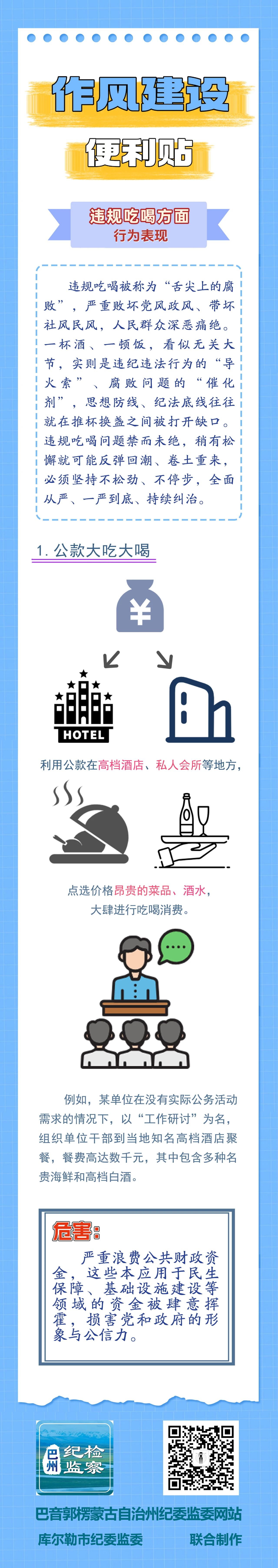 作风建设便利贴丨违规吃喝方面具体表现①