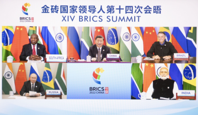 金砖国家领导人第十四次会晤举行  习近平主持会晤并发表重要讲话